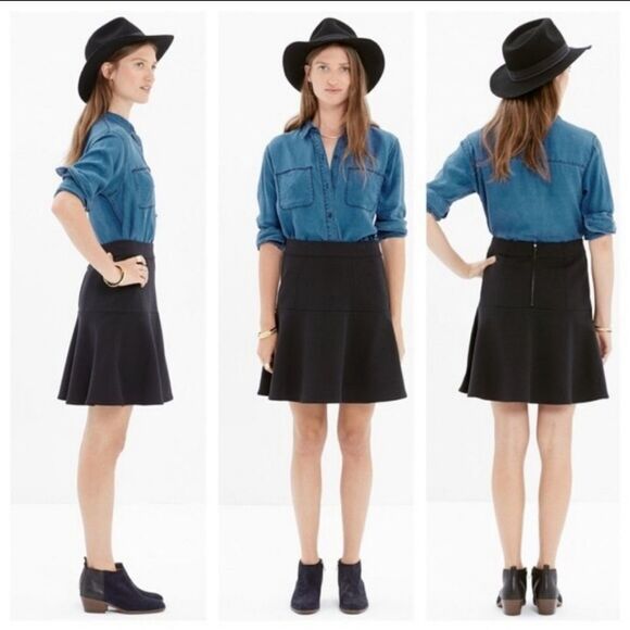 MADEWELL Wavelength High Waisted Circle Skirt 0 - Picture 8 of 8